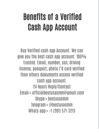 Buy Verified Cash app Accounts