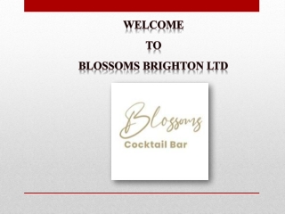 Top Brighton Cocktail Bars | Blossoms Brighton