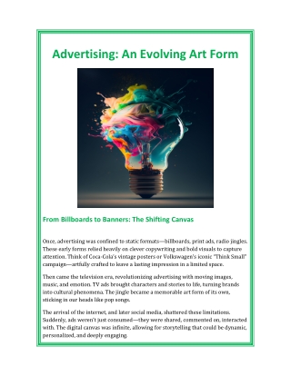Advertising_An_Evolving_Art_Form