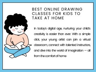 Best Online Drawing Classes for Kids to Take at Home