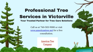 Tree Service Victorville CA