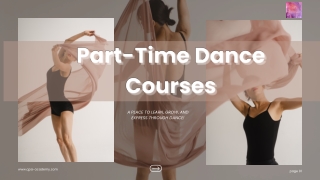 Part-Time Dance Courses