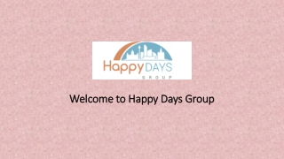 choose Happy Days Group for Royal Albert Dock Apartments