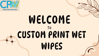 Single Wet Wipes For Restaurant