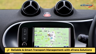 Smart Transport Management System with eTrans Solutions