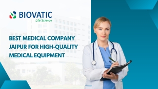 Best Medical Company Jaipur for High-Quality Medical Equipment