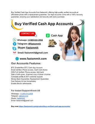 Buy Verified Cash App Accounts