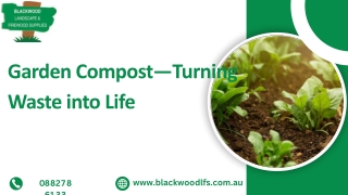 Garden Compost—Turning Waste into Life