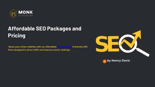 Affordable SEO Packages and Pricing – Boost Visibility Without Breaking the Bank