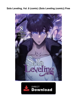 ebook-Solo-Leveling,-Vol.-8-(comic)-(Solo-Leveling-(comic))-Free