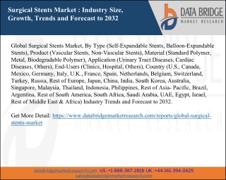 Surgical Stents Market