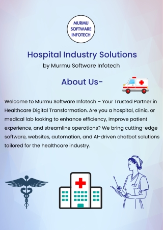 Hospital Industry Digital Software Solutions