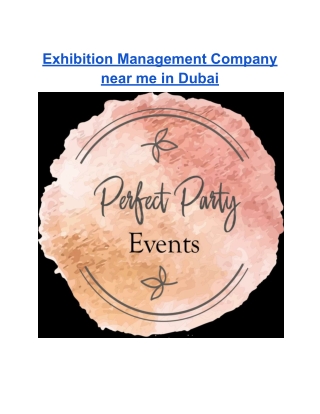 Exhibition Management Company near me in Dubai (1)
