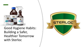 Good Hygiene Habits with Sterloc | Safe Protection Powered by HOCl