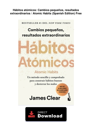 ebook-Hábitos-atómicos:-Cambios-pequeños,-resultados-extraordinarios-/-Atomic-Ha