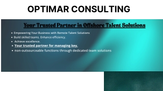 Offshore Staffing & Virtual Captive Excellence