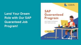 Land Your Dream Role with Our SAP Guaranteed Job Program!