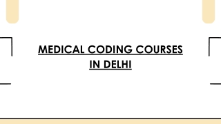 Medical Coding Courses in Delhi