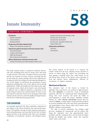 Lecture 02, Innate Immunity