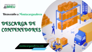 Optimiza con Nosotros: ServicioProfesional de Descarga de Contenedores