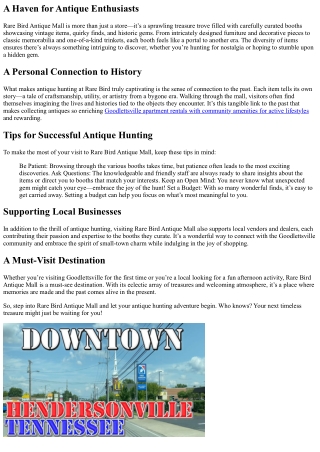 A Excursion of Goodlettsville, TN: Natural Retreats, Trails, and Hidden Gems