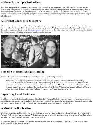 Discovering Off-the-Beaten-Path Locations in Goodlettsville, TN