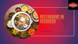 Restaurant In Overveen