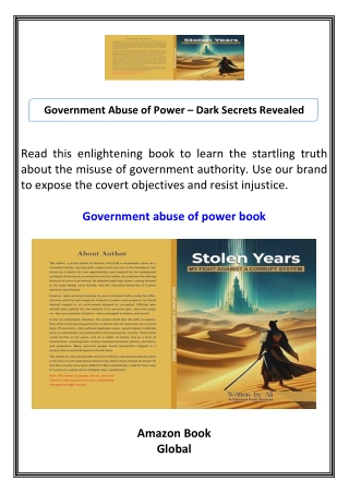 Government Abuse of Power Dark Secrets Revealed