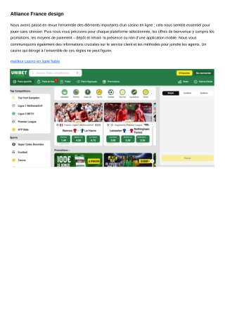 Alliance France design