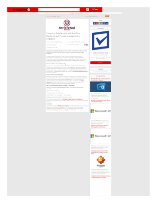Enhancing Data Security with Real-Time Monitoring and Firewall Management in Singapore
