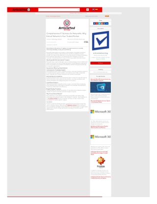 Comprehensive IT Services for Nonprofits Why Entrust Network Is Your Trusted Partner