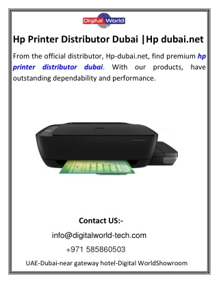 Hp Printer Distributor Dubai  Hp-dubai.net