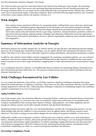 Just How Information Analytics Transformed a Gas Energy