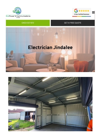 Electrician jindalee