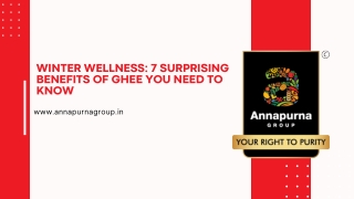 Winter Wellness 7 Surprising Benefits of Ghee You Need to Know