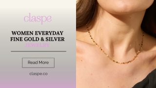 Women Everyday Fine Gold & Silver Jewelry