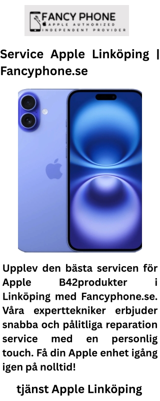 Service Apple Linköping  Fancyphone.se