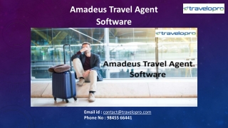 Amadeus Travel Agent Software