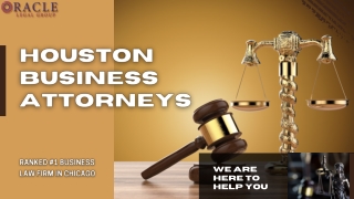 Trusted Houston Business Attorneys | Oracle Legal Group