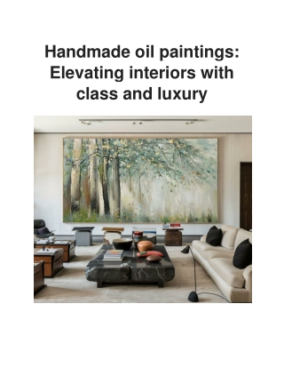 Handmade Oil Paintings – Kelor Art