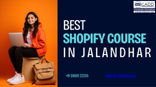 Best Shopify Course in Jalandhar