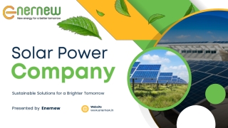Solar Power Company