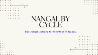 Nangal By Cycle- Volunteer for Worldwide, and Volunteer for Support
