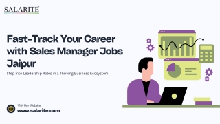Fast-Track Your Career with Sales Manager Jobs Jaipur