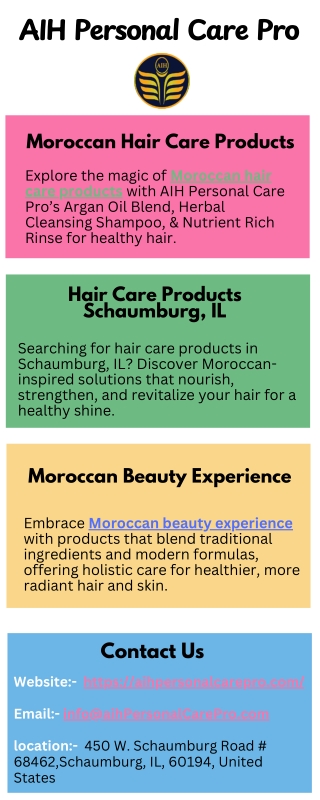 Moroccan Hair Care Products