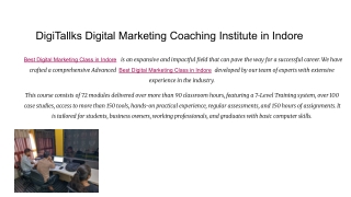 DigiTallks Digital Marketing Coaching Institute in Indore (4)