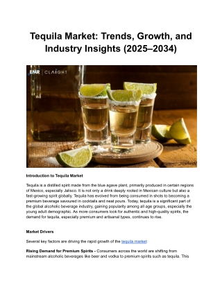 Tequila Market_ Trends, Growth, and Industry Insights (2025–2034)