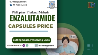 Enzalutamide Capsules Cost Manila Philippines Thailand