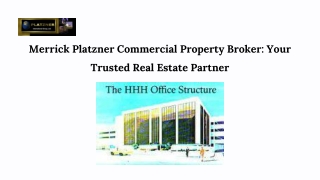 Platzner International Group Ltd. – Merrick’s Top Commercial Property Broker