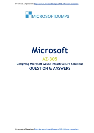 Why AZ-305 Exam Dumps Are Changing the Game for Microsoft Professionals